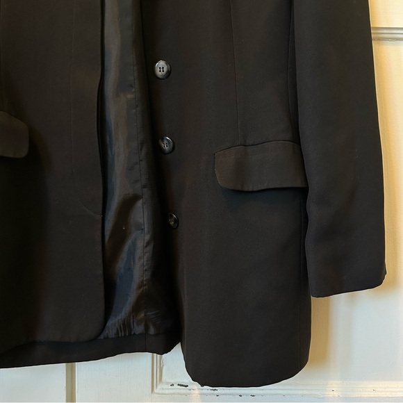 Vintage Talbots women’s size 8 suit jacket blazer black - Picture 2 of 4
